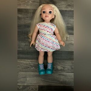 ***ILY blonde doll and blue eyes EUC and clean condition